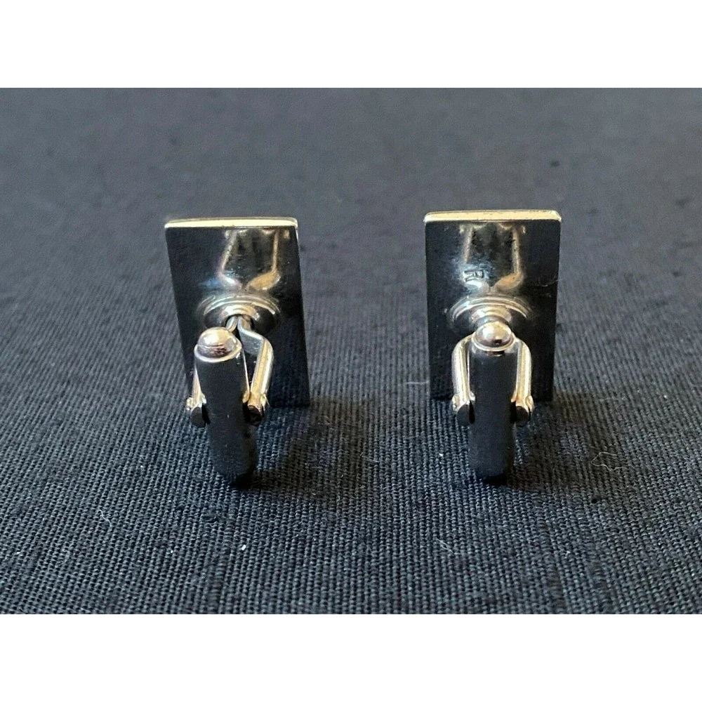 Cufflinks Anson Silver Tone VINTAGE